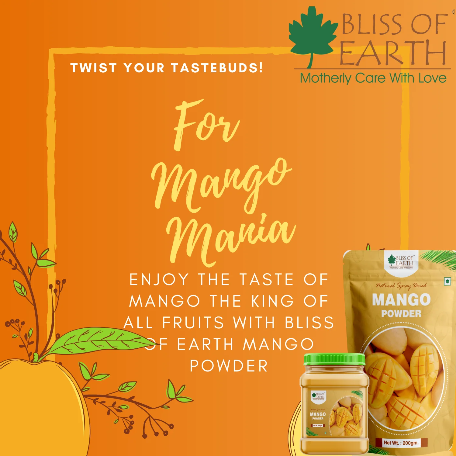 Mango Powder Natural Spray Dried 1kg - Image 8