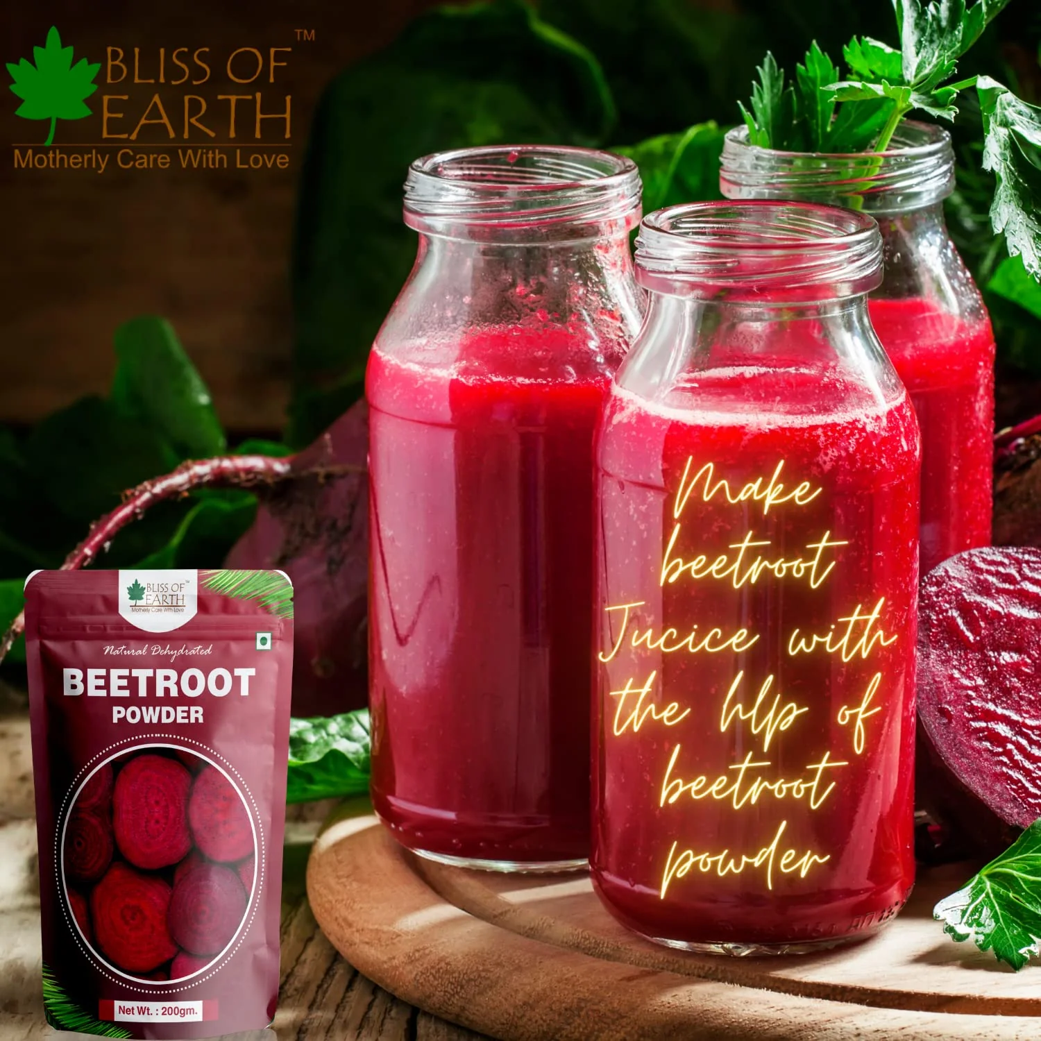 Bliss of Earth 1kg Beetroot Powder - Image 3