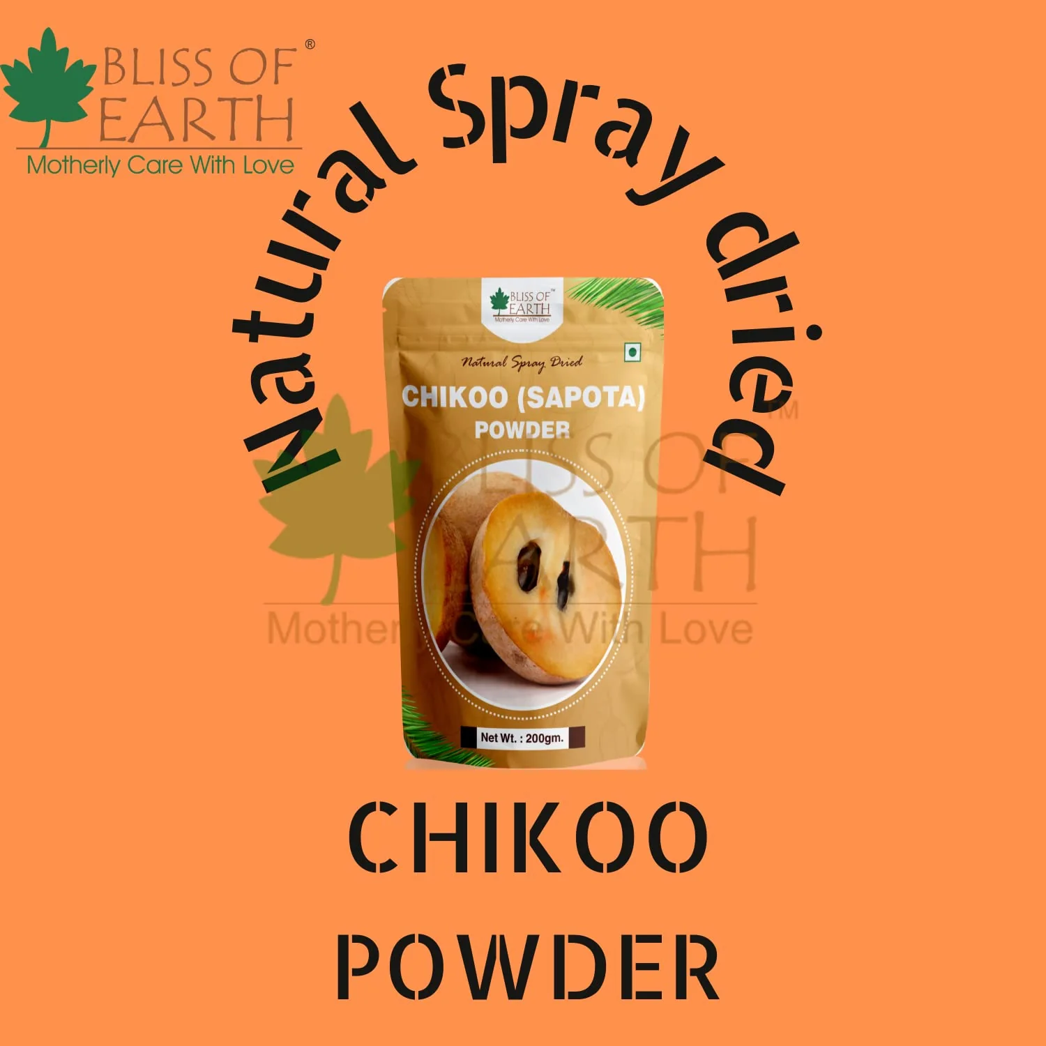 Chikoo (Sapota) Powder Natural Spray Dried 500gm - Image 2