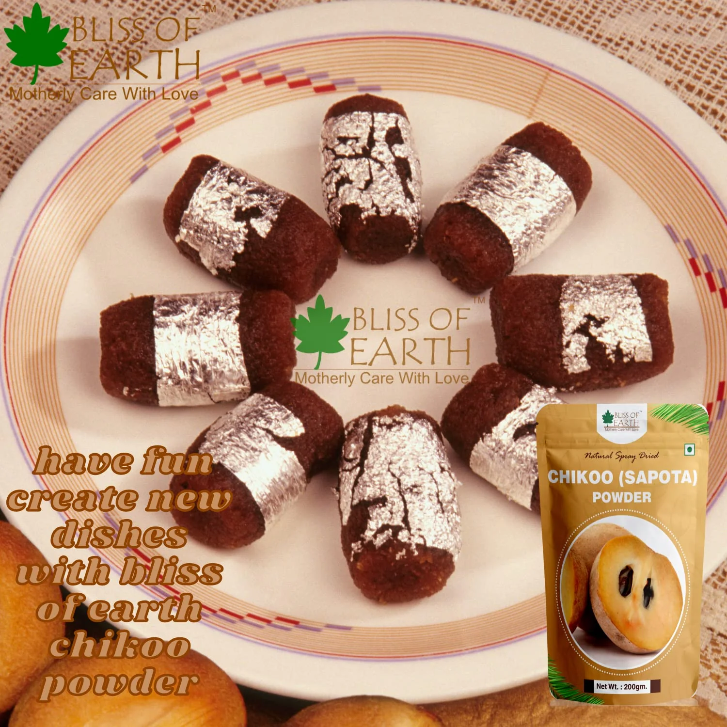 Chikoo (Sapota) Powder Natural Spray Dried 500gm - Image 7