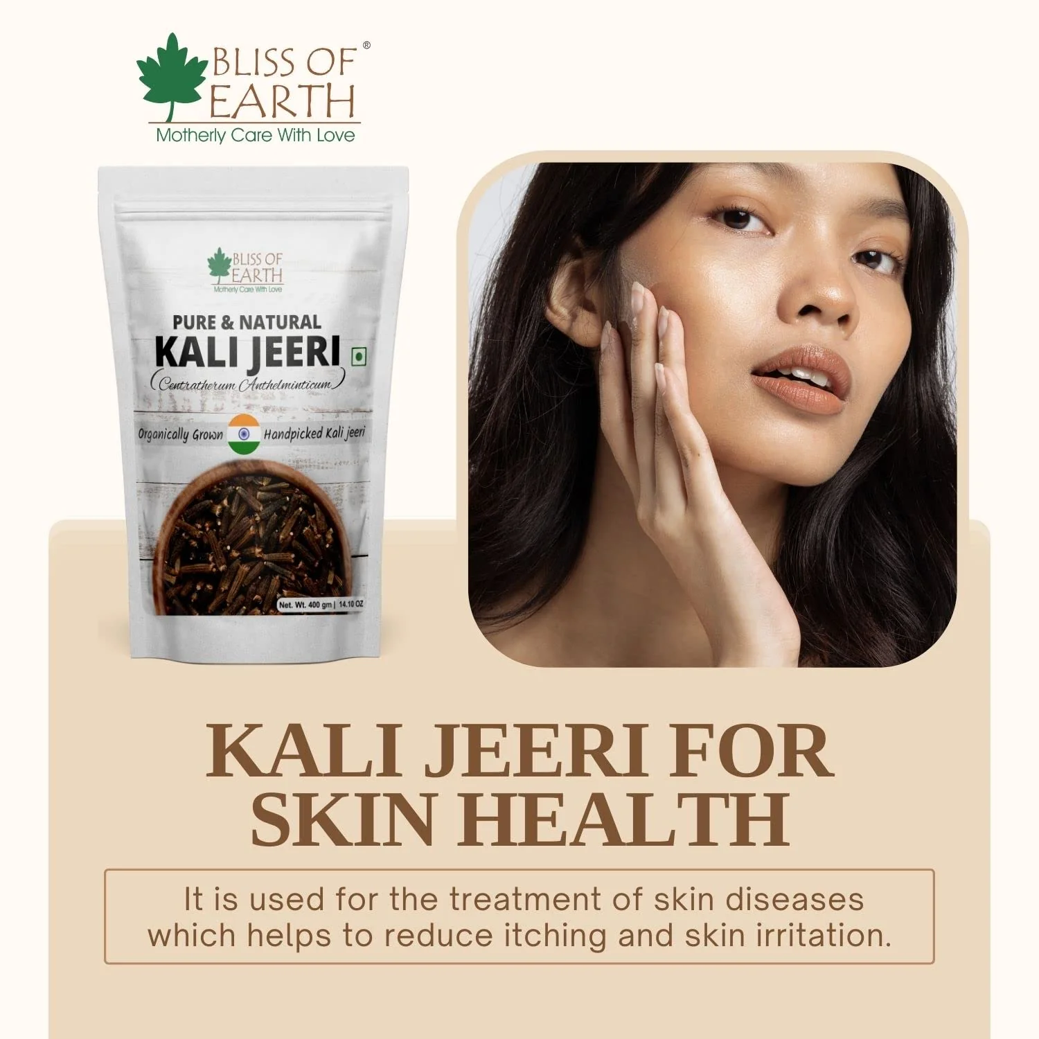 Bliss of Earth 400gm Kali Jeeri - Image 3