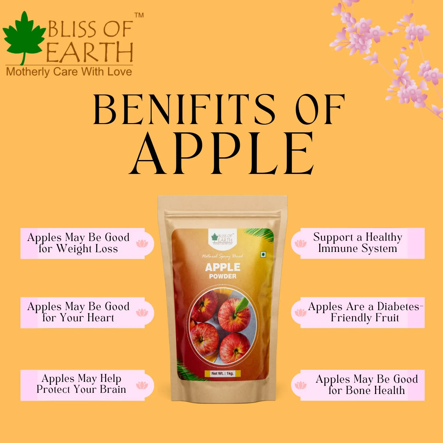 APPLE POWDER 1kg - Image 3