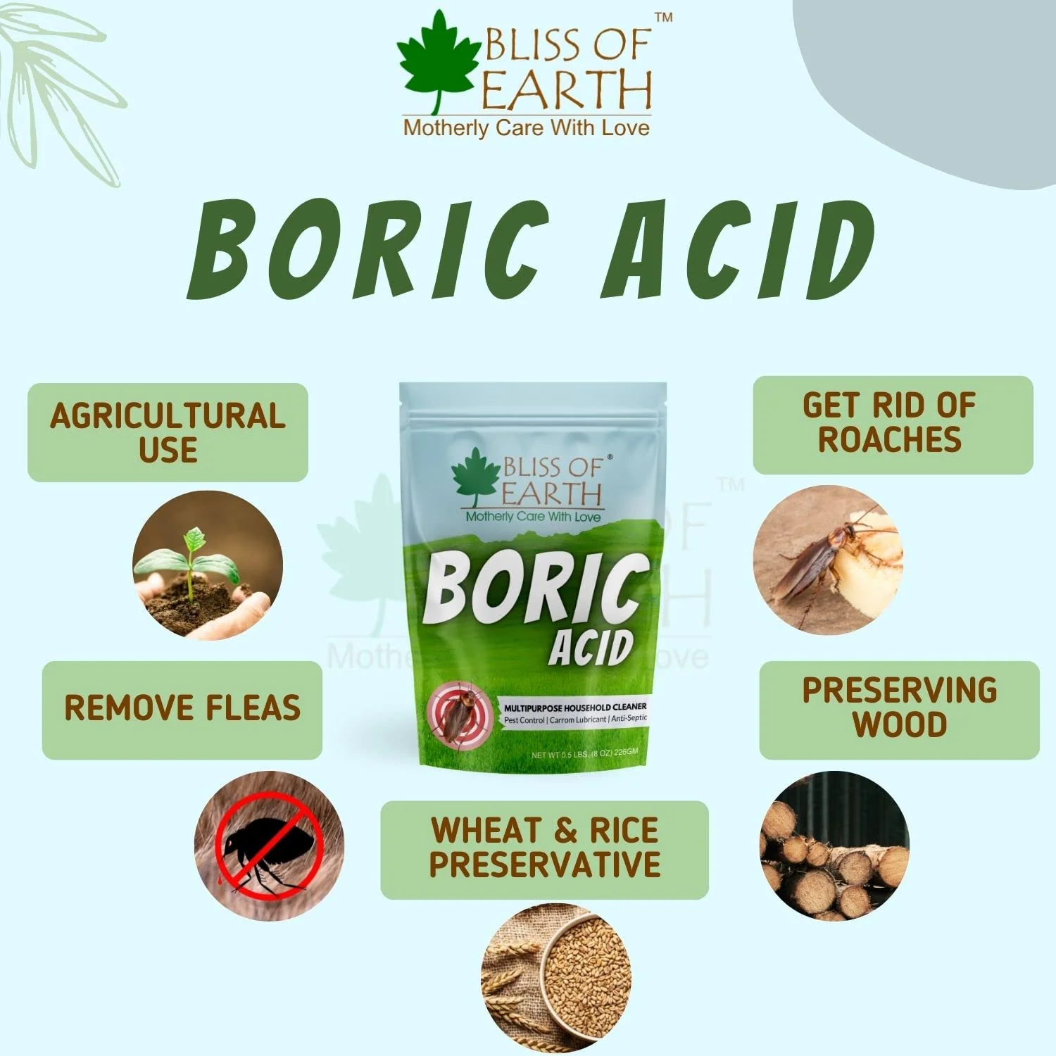 Boric Acid Powder 453gm - Image 2