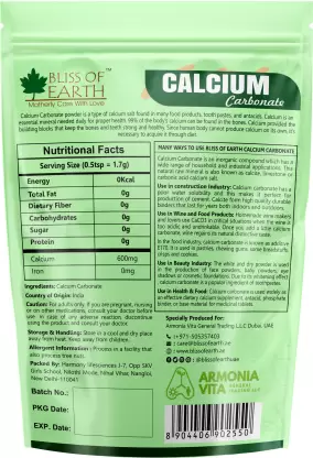 Bliss of Earth Calcium Carbonate Powder 907gm - Image 12