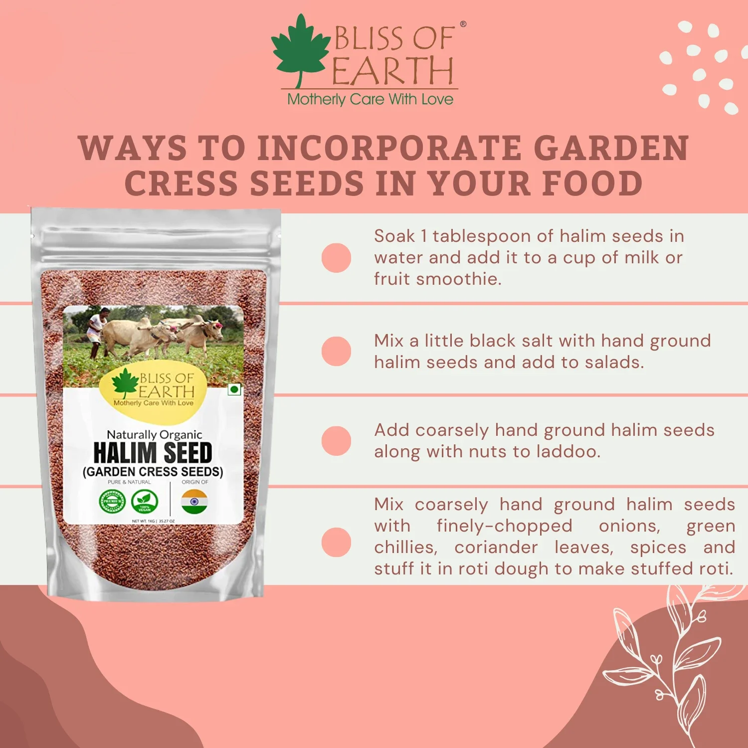 Halim Seeds Organic Immunity Booster Foods - Image 6