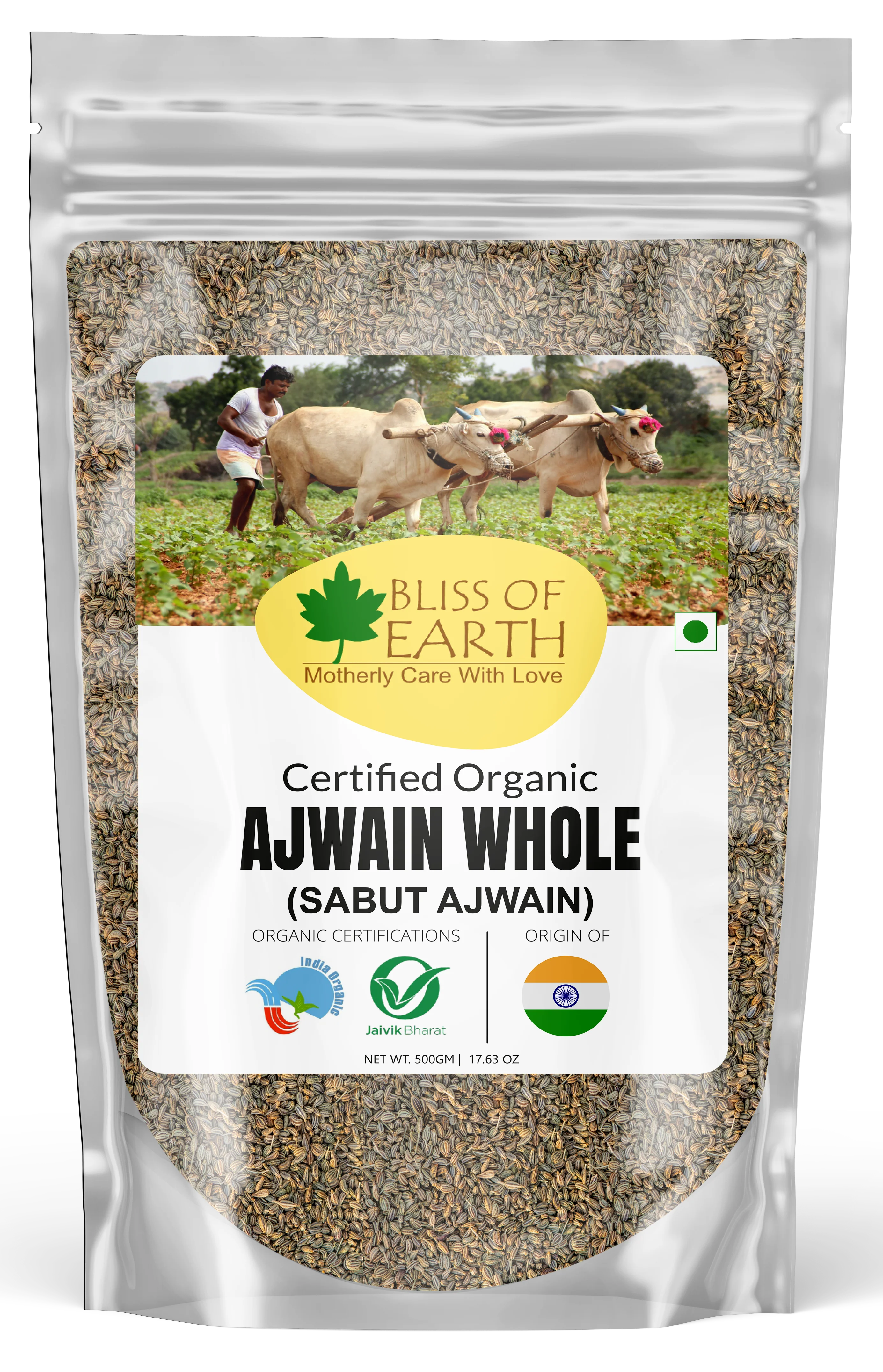 Organic Carom Seed (Ajwain) 500gm
