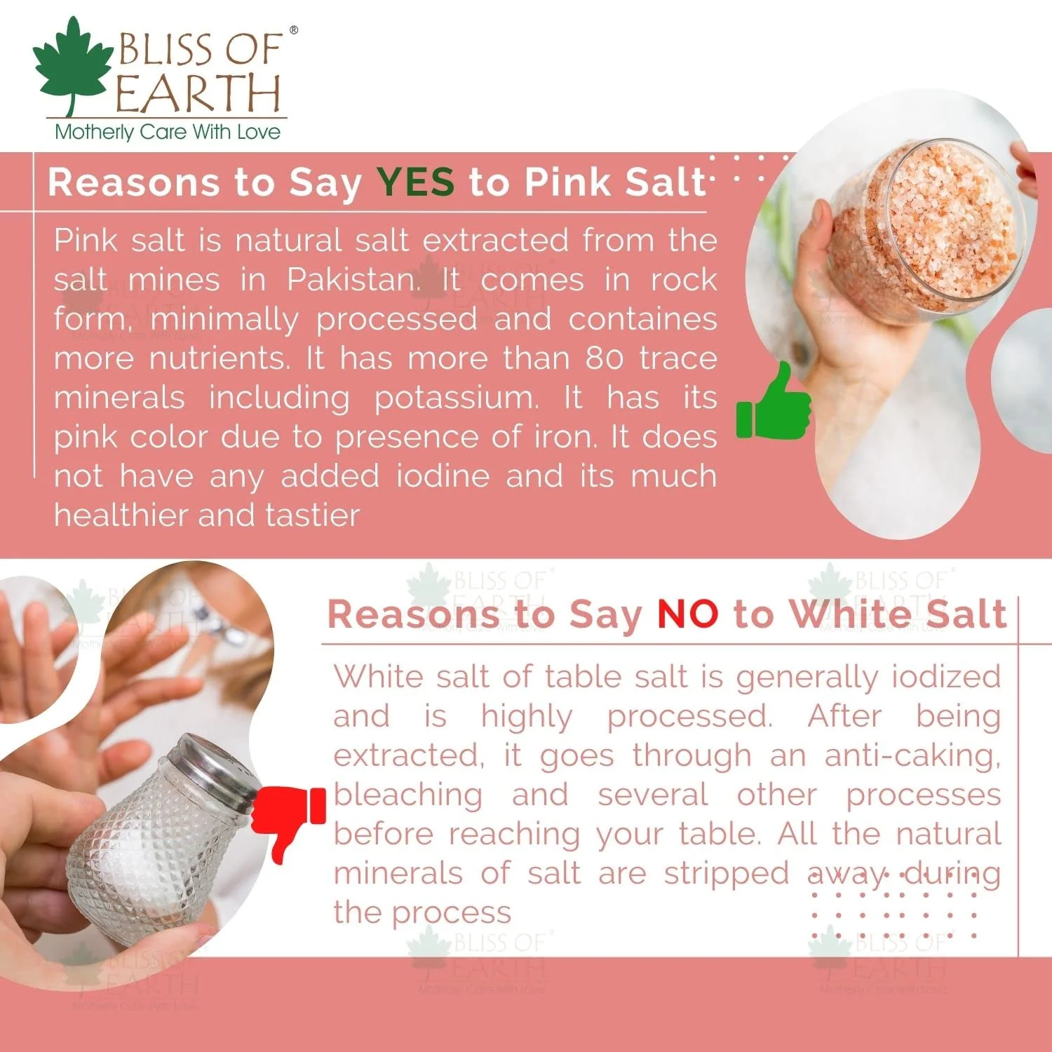 Granular Pakistani Himalayan Pink Salt 1Kg - Image 2