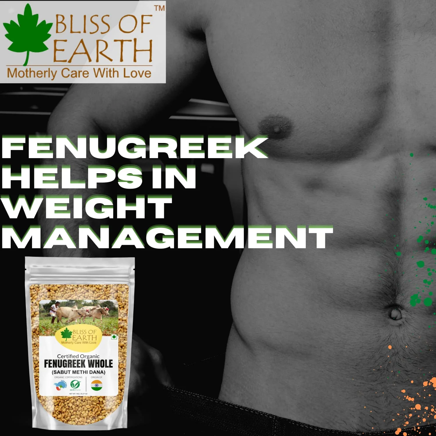 Organic Fenugreek Seed (Methi Dana) 200gm - Image 5