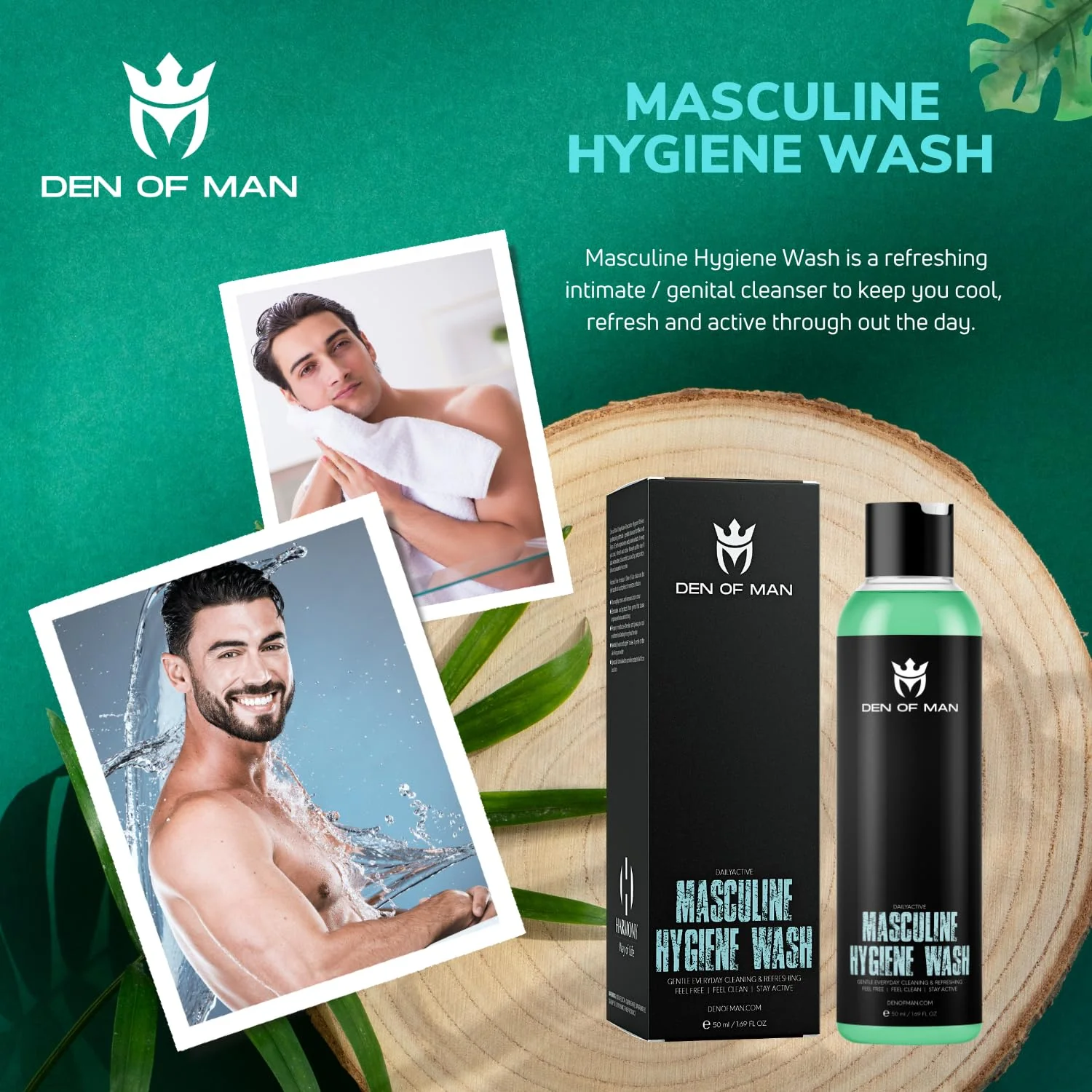 Den of Man Masculine Hygiene Wash 50GM. - Image 4