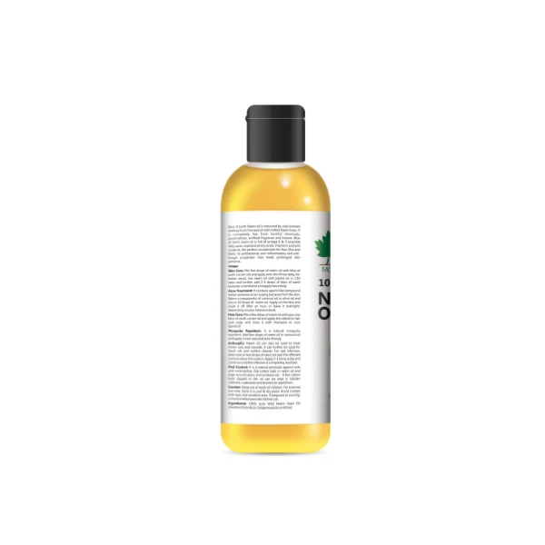Bliss of Earth 100% Natural Pure Neem Oil 100ML - Image 2