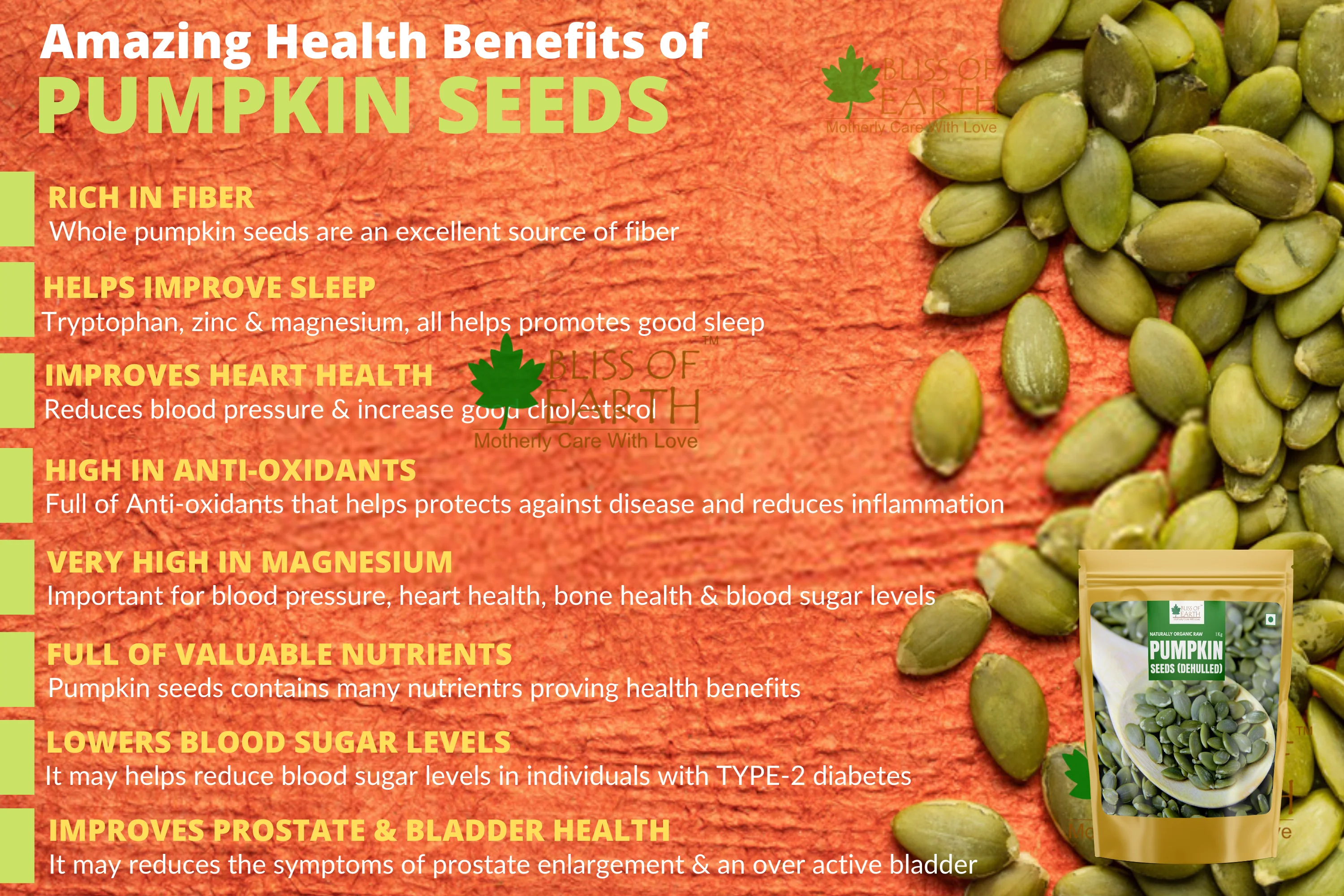 Natural Raw Pumpkin Seeds 500 gm - Image 3