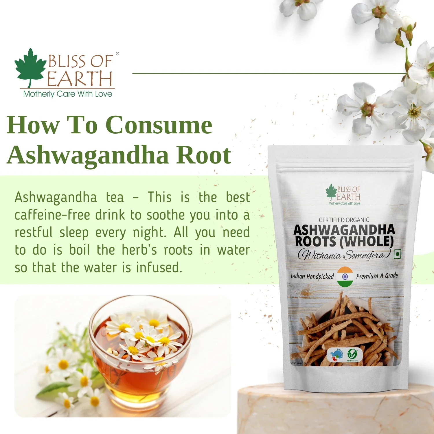 Organic Ashwagandha Roots Whole - Image 5