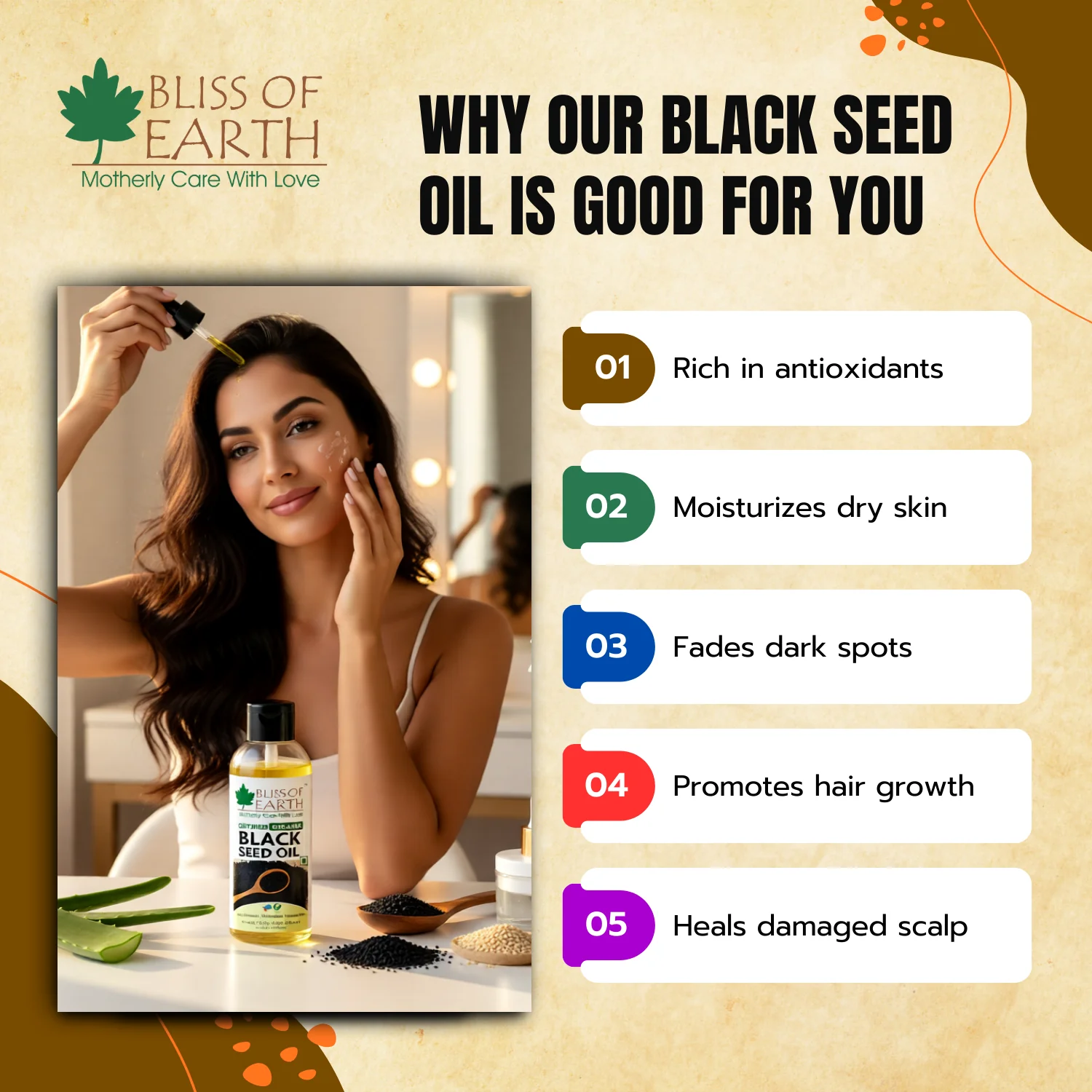USDA Organic Black Seed (Kalonji) Oil 100ML - Image 4