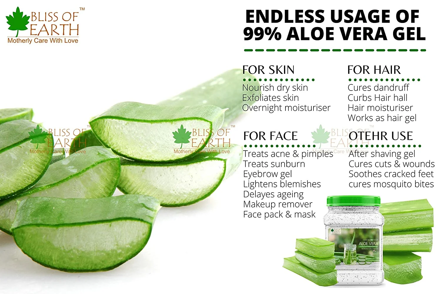 99% Aloe Vera Gel | 100gm - Image 8