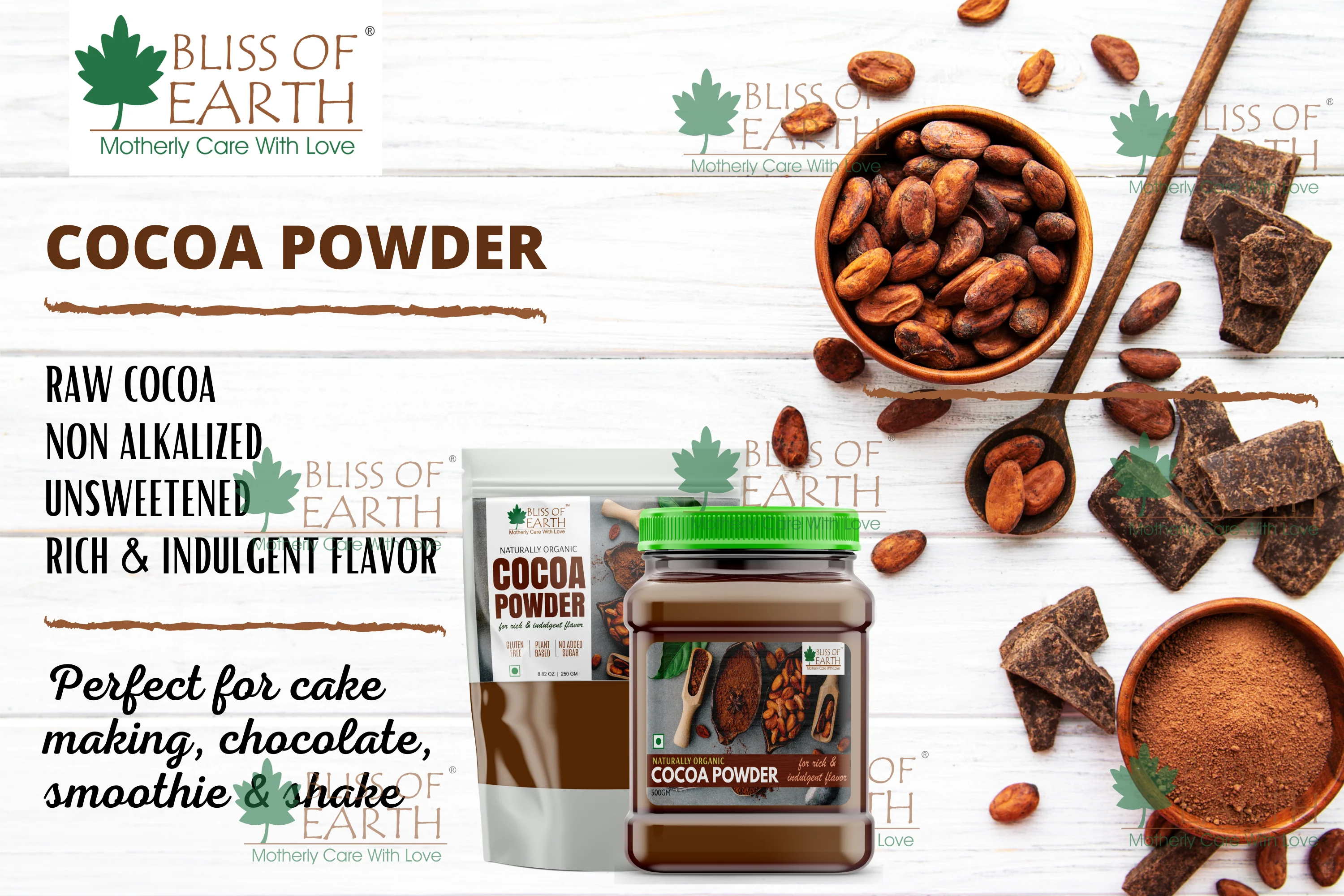 Unsweetened Dark Cocoa Powder 1 kg - Image 5