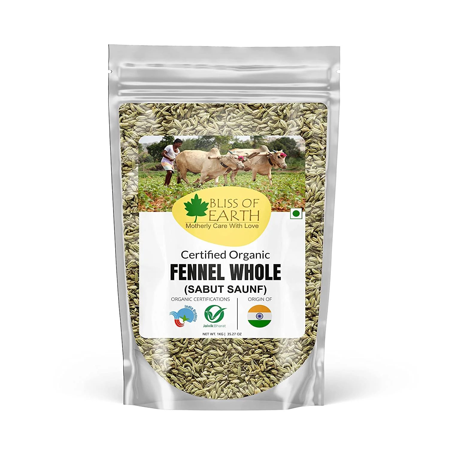 Organic Fennel Seed (Saunf) 1 KG
