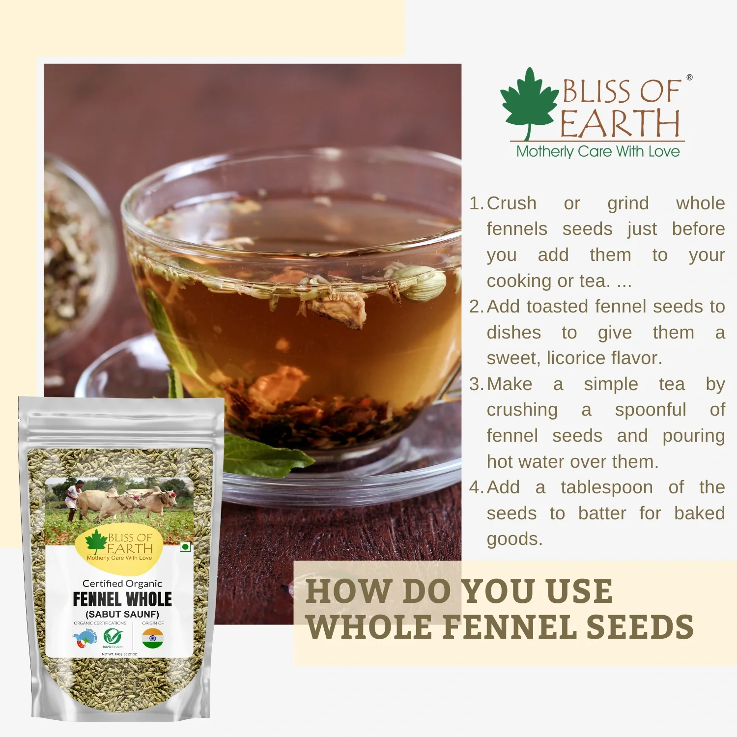 Fennel Whole Seed (Saunf) - Image 3