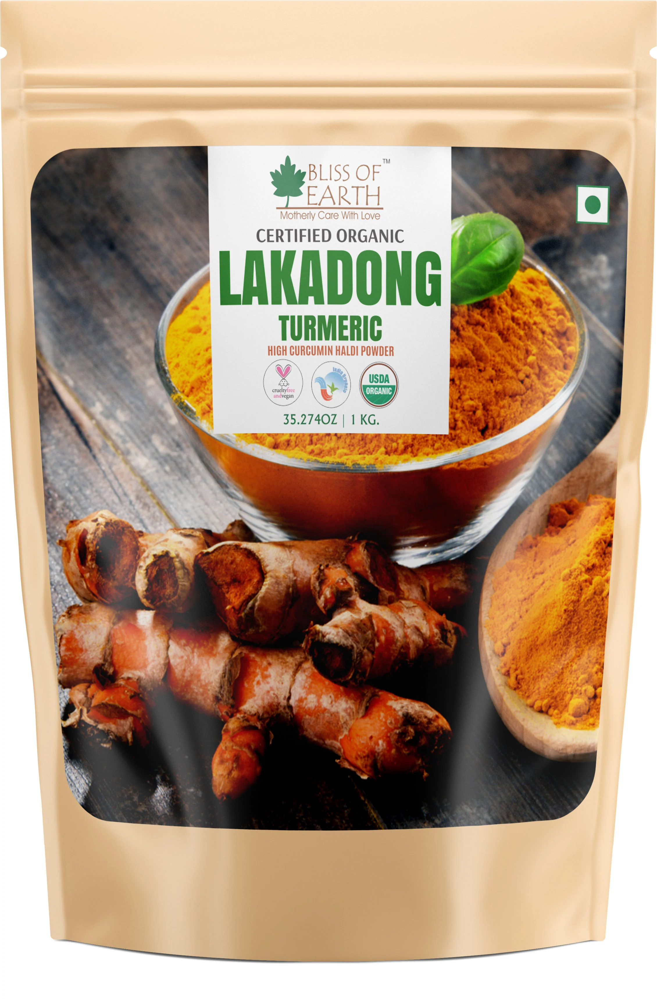 USDA Organic Lakadong Turmeric Powder 1 kg