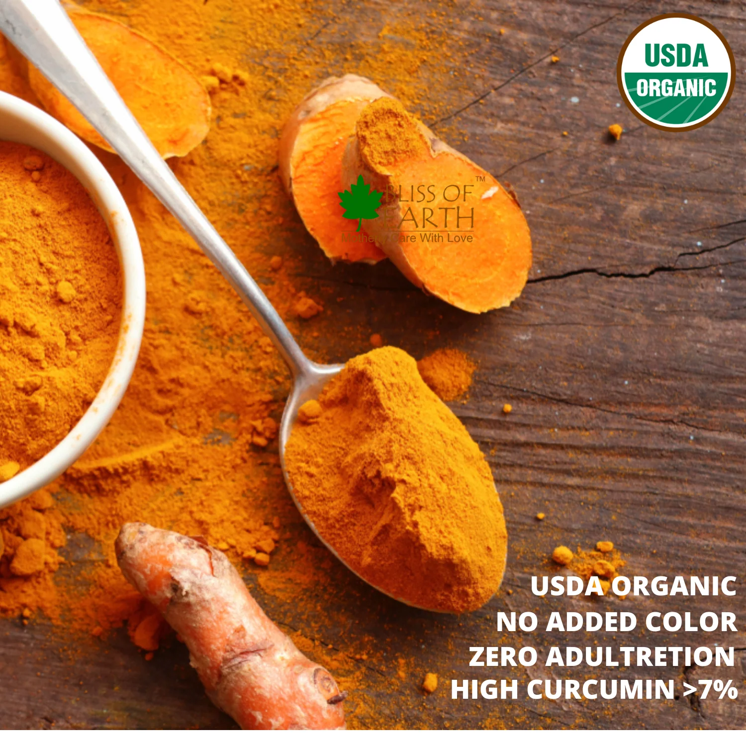 USDA Organic Lakadong Turmeric Powder 1 kg - Image 2