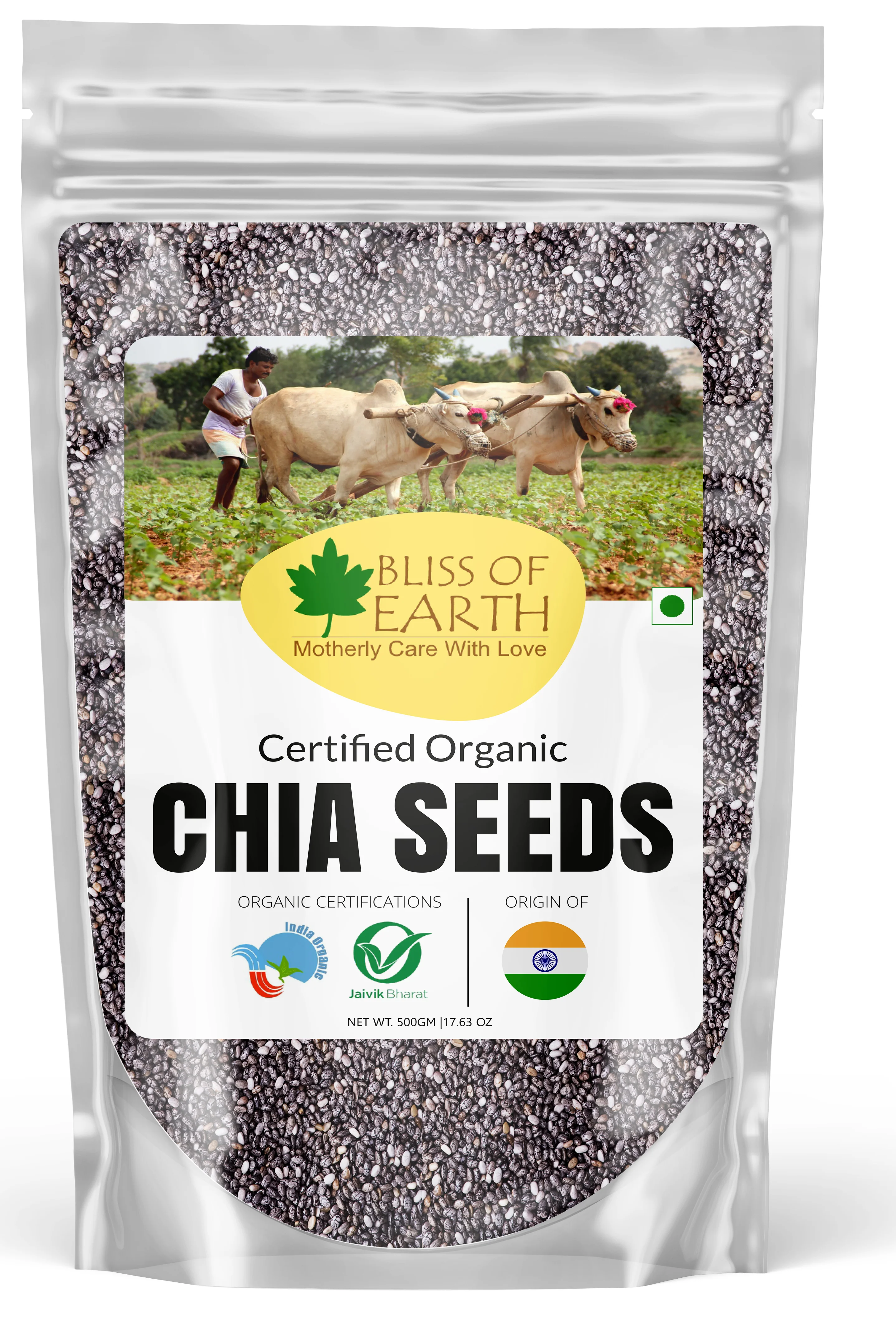 USDA Organic Raw Chia Seeds 500 gm