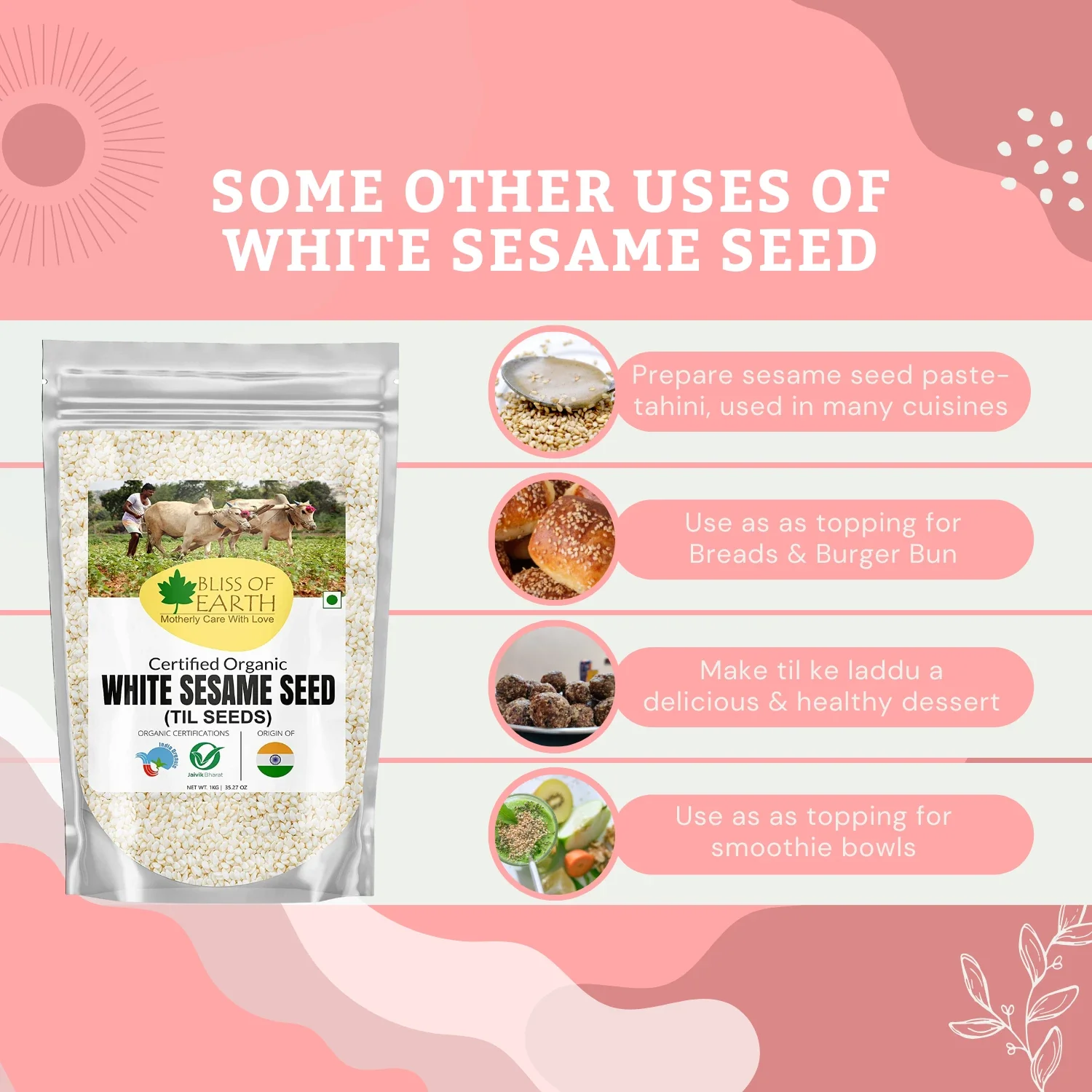 White  Sesame Seeds - Image 4
