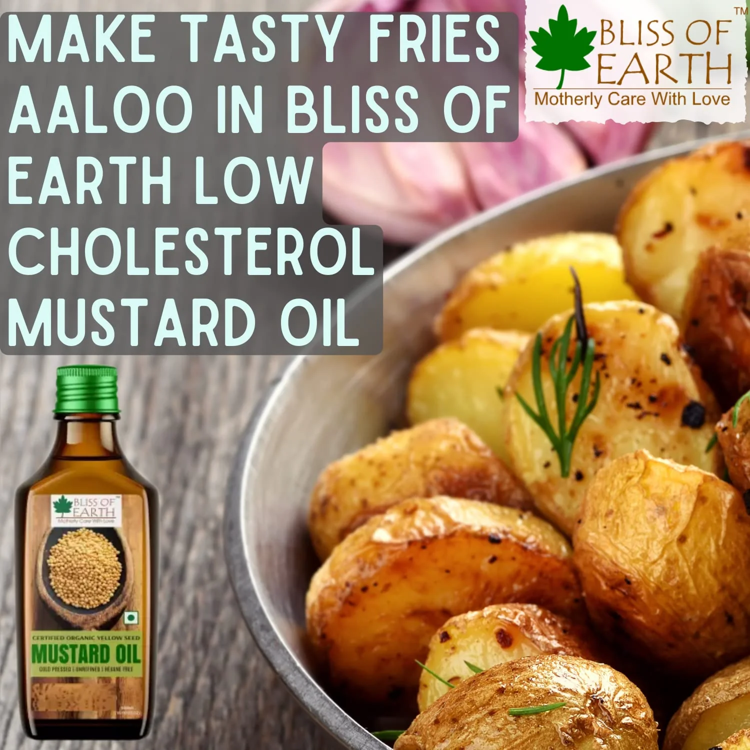 USDA Organic Yellow Mustard Seed Oil 500 ml - Image 2