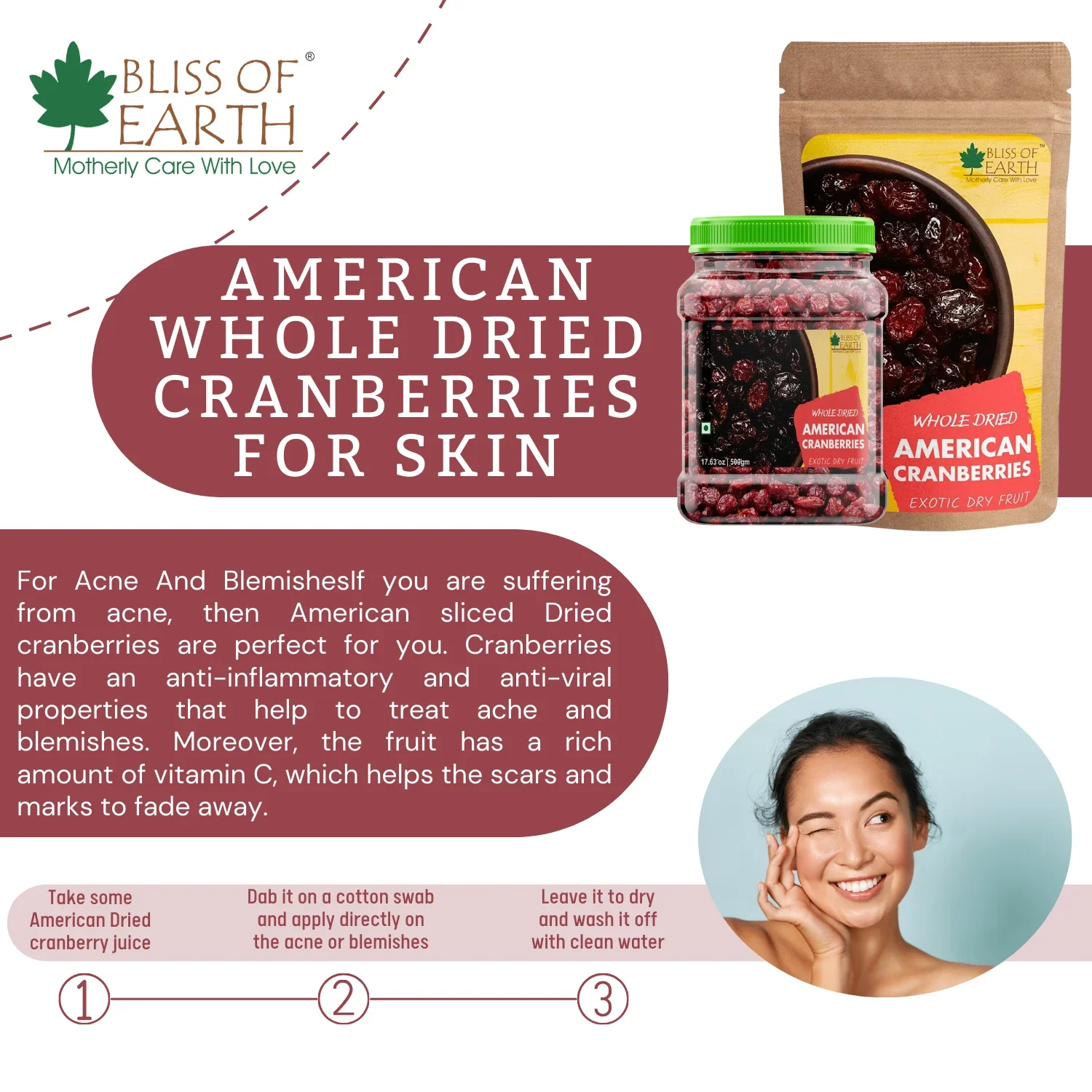 Whole Dried American Cranberries - Image 5